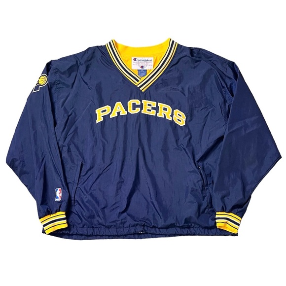 Champion Other - Champion Indiana Pacers Windbreaker Pullover Jacket NBA Basketball XXL 2X